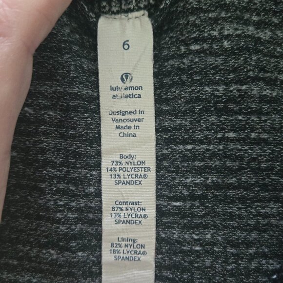 Lululemon Daily Yoga Jacket - 6 Coco Pique Black / Black - Picture 7 of 7